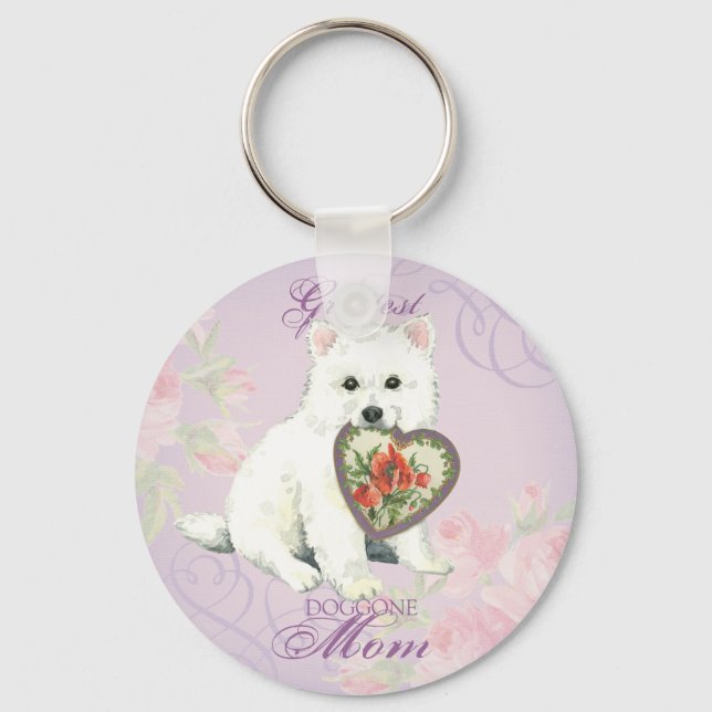Llavero Eskie Heart Mom (Anverso)