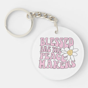 Llavero Eslogan de Daisy and Peace Makers