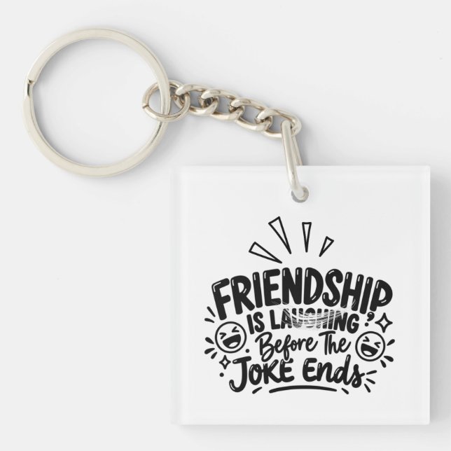 Llavero Eslogan de Mejores Amigos (Frente)