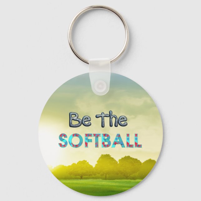 Llavero Eslogan de Softball TOP (Anverso)
