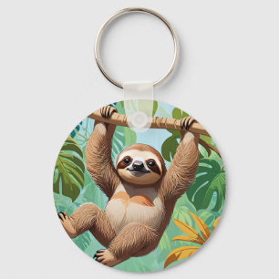 Llavero Eslogan en un árbol