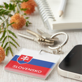 Llavero Eslovaquia bandera eslovaca emblema Europa