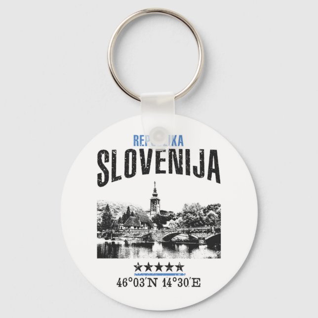 Llavero Eslovenia (Anverso)