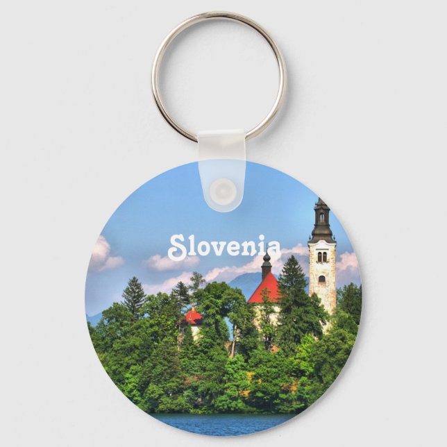 Llavero Eslovenia Campo (Anverso)
