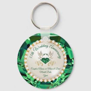 Llavero Esmeralda, 55 años de Fiesta ideas baratas