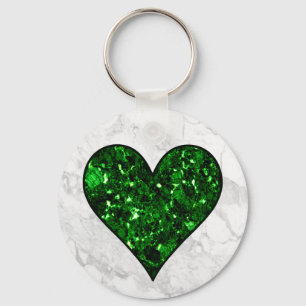Llavero Esmeralda Gem Heart