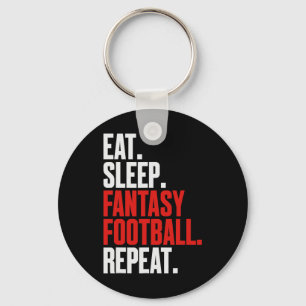 Llavero Eso dice comer Sleep Fantasy Fantasy Repetir'