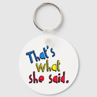 Llavero eso es lo que dijo keychain