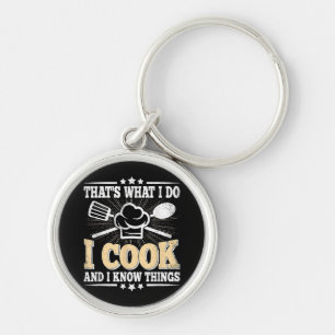 Llavero Eso es lo que hago, cocino y sé cosas divertidas