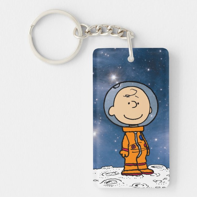 Llavero ESPACIO | Astronauta de Charlie Brown (Frente)