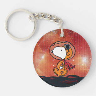 Llavero ESPACIO   Snoopy Geométrico Moon Walk