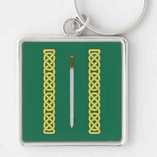 Llavero Espada celta y arrojo antiguos