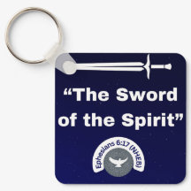 Espada del Espíritu - Keychain Metalizado