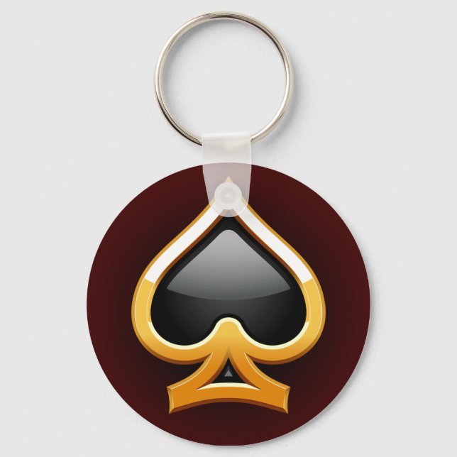 LLAVERO ESPAÑA DE ORO Y NEGRO (Anverso)
