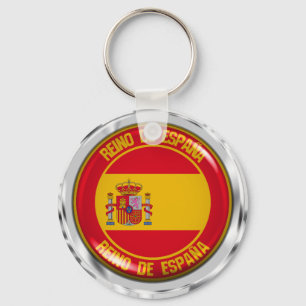 Llavero España redonda Emblem