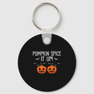 Llavero Especia de Calabaza Divertido Otoño Halloween Humo