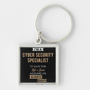 Llavero Especialista en seguridad cibernética