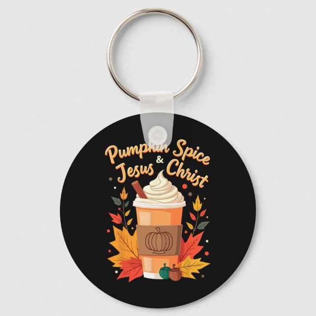 Llavero Especie De Calabaza Y Jesucristo Agradecimiento Cr (Anverso)