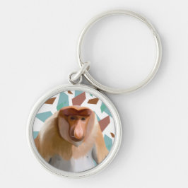 Llavero Especies en peligro de extinción de monos Probosci