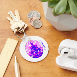 Llavero Espectacular rosa sentando la rosa del yoga