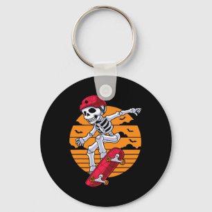 Llavero Espectacular Skateboarding Skeleton Funny Skater
