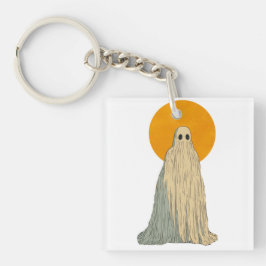 Llavero Espectador etéreo contra la luna llena