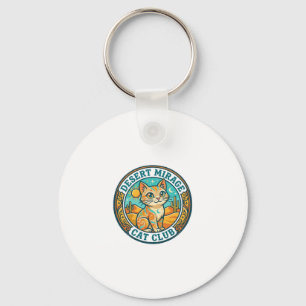 Llavero Espejismo del desierto Gato Idea de regalo para ma