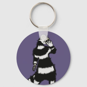 Llavero Espeluznante Creatura De Gato Máscara De Cráneo De