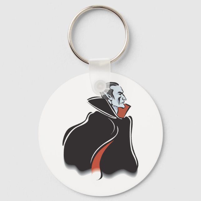Llavero espeluznante Drácula vampiro (Anverso)