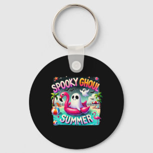 Llavero Espeluznante Ghoul Summer Cute Flamingo Hello Summ
