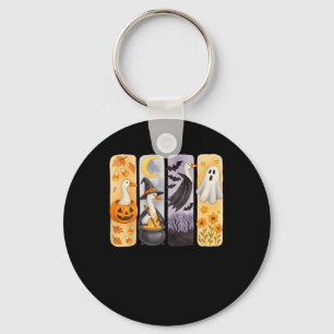 Llavero Espeluznante Halloween Trompecabezas Fantasma O