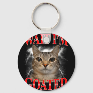 Llavero Espera gato goated tonto meme de gato divertido ho