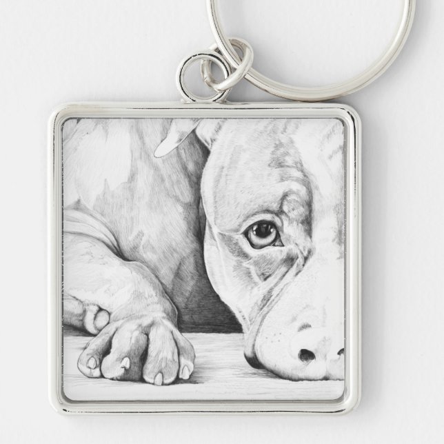 Llavero Esperando pacientemente (Frente)