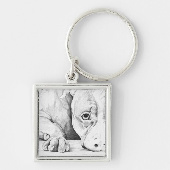 Llavero Esperando pacientemente (Frente)