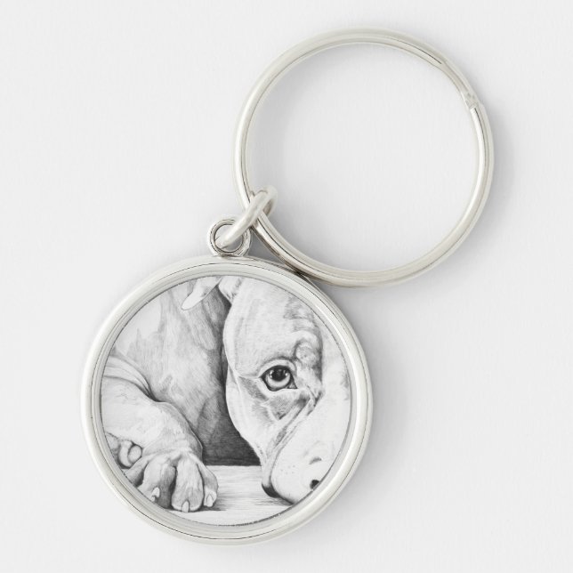 Llavero Esperando pacientemente (Frente)