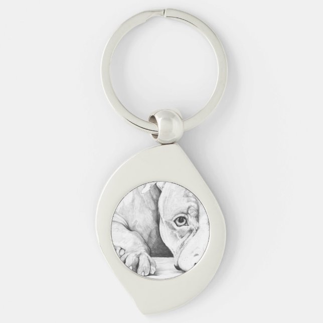 Llavero Esperando pacientemente (Anverso)