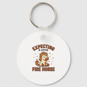 Llavero Esperando un pequeño caballo de fuego camiseta vin