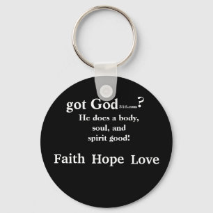 Llavero esperanza de fe amar la cadena de claves gotGod316