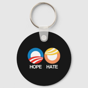Llavero ESPERANZA (Obama) vs. ODIO (Trump)