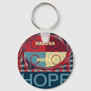 Llavero Esperanza Pacífica: Un calmo diseño de Hakuna Mata