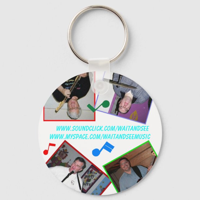 Llavero ESPERAR Y VER LA cadena de claves 'Websites' 2007 (Anverso)