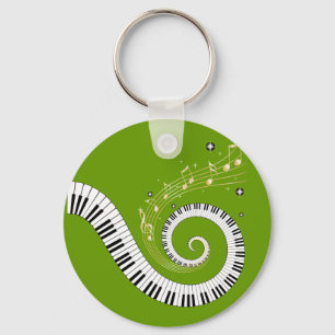 Llavero espiral clásico de piano