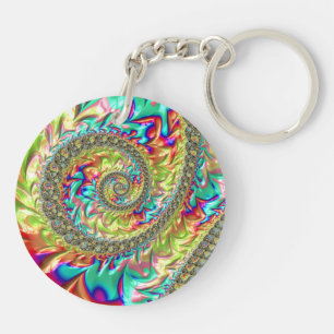 Llavero Espiral colorida