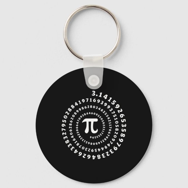 Llavero Espiral Pi Shirt Day Math Lover (Anverso)