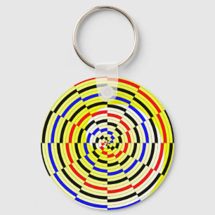 Llavero Espirales amarillas de Kenneth Yoncich