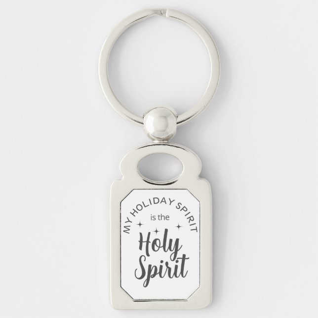 Llavero Espíritu de festividad sagrada Navidades religioso (Anverso)