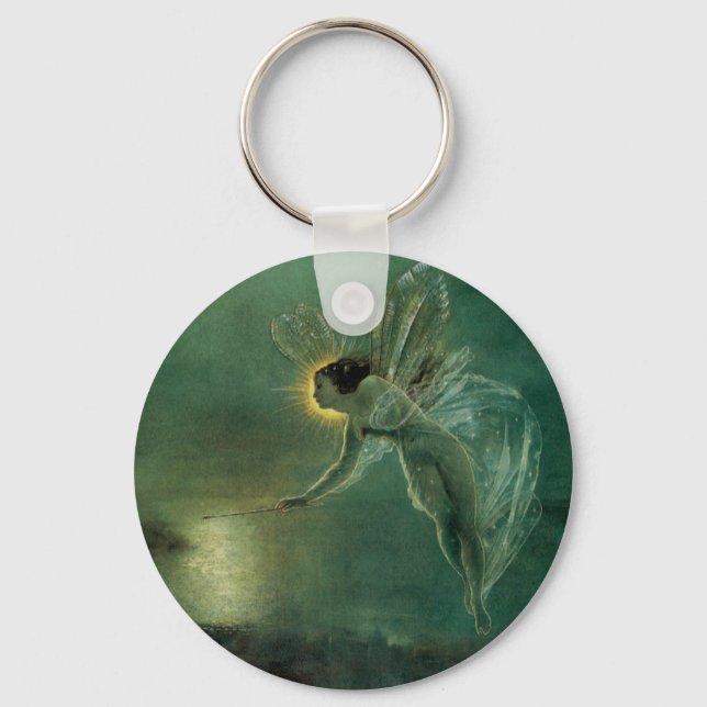 Llavero Espíritu de la noche por Grimshaw, hada victoriana (Anverso)