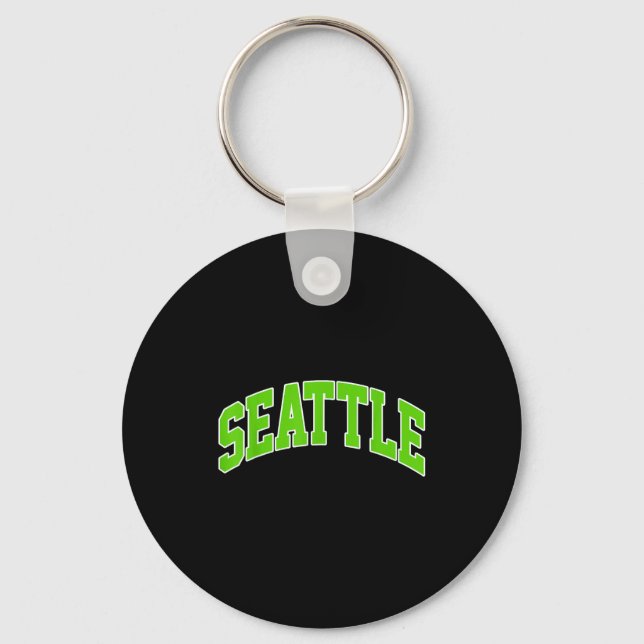 Llavero Espíritu Escolar Clásico de Seattle Vamos (Anverso)