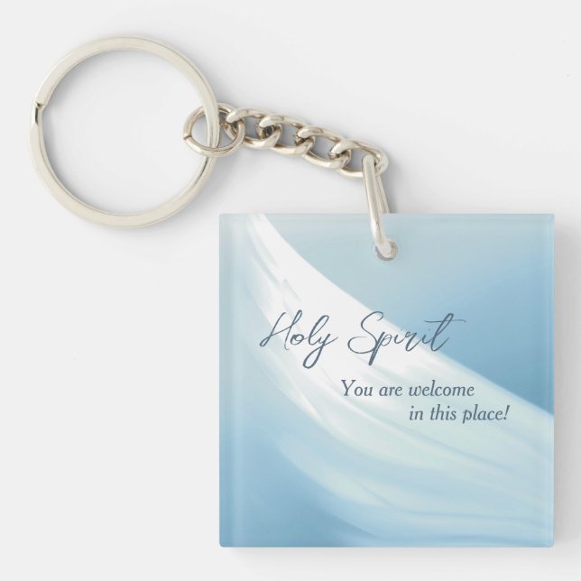 Llavero Espíritu Santo, eres bienvenido (Frente)
