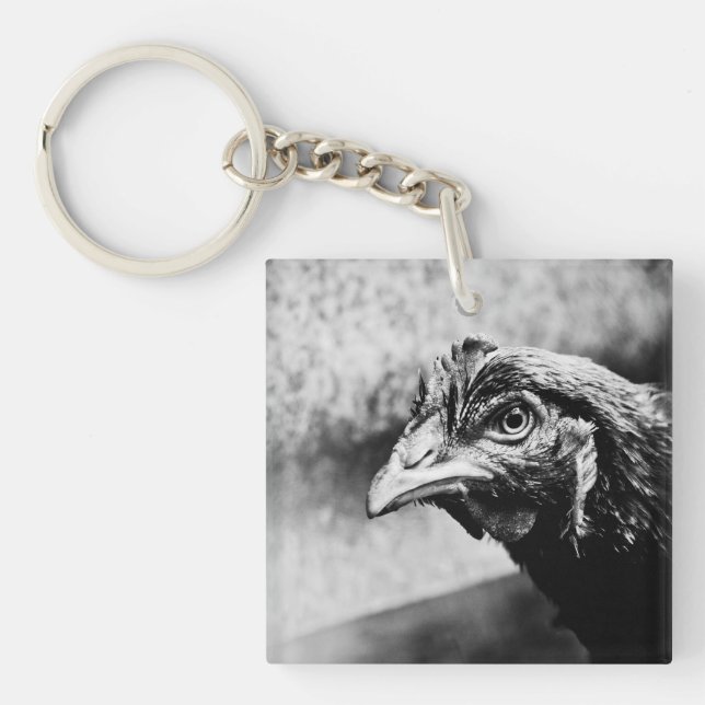 Llavero espíritus y pollos (Frente)